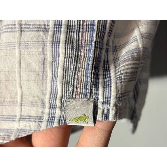HORNY TOAD Men's Shirt Button Up 2XL Plaid 100% Organic Cotton Short Sleeve - Picture 4 of 7